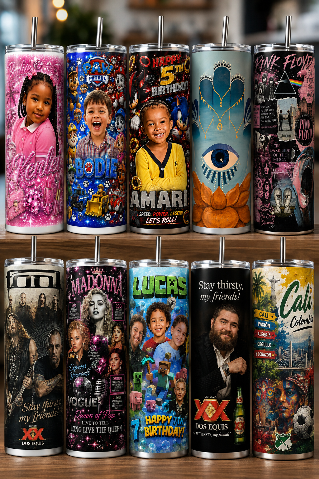 Blue Lotus Tumbler