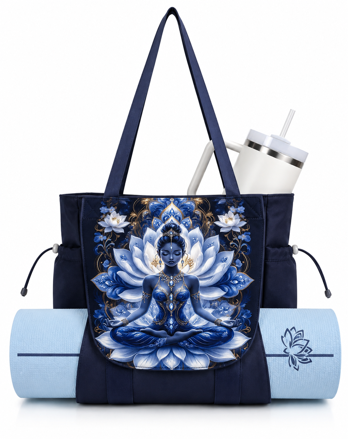 Lotus Goddess Yoga Tote Bag