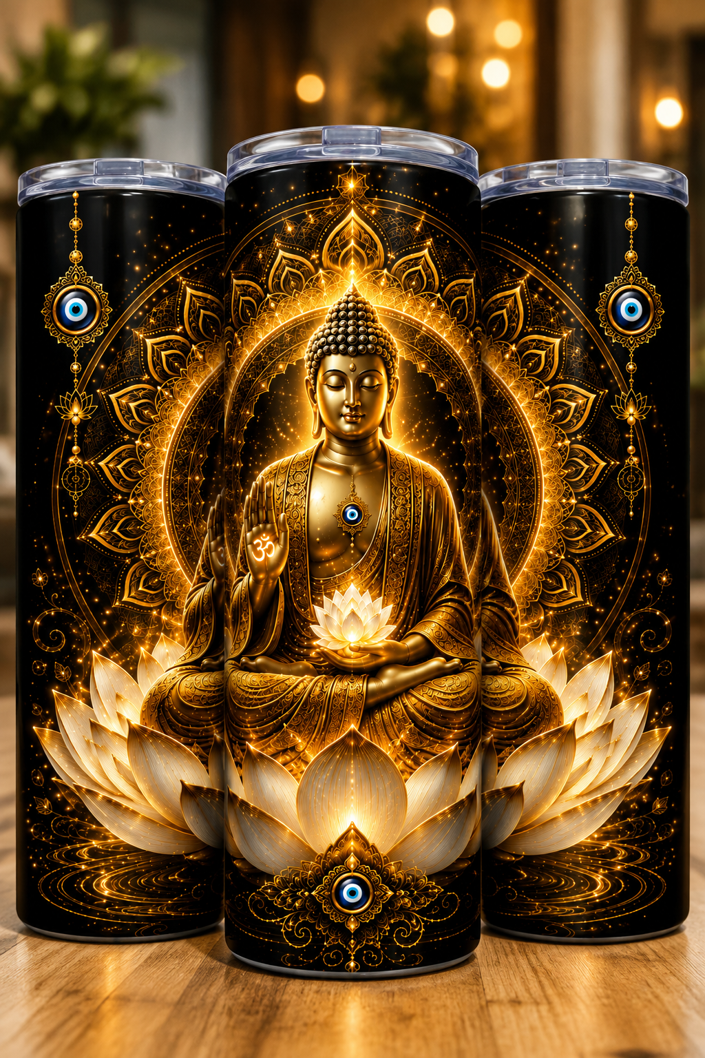 Golden Buddha Tumbler