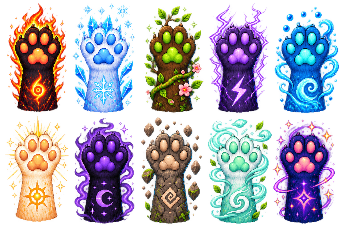 Elemental Paws Tumbler 20oz