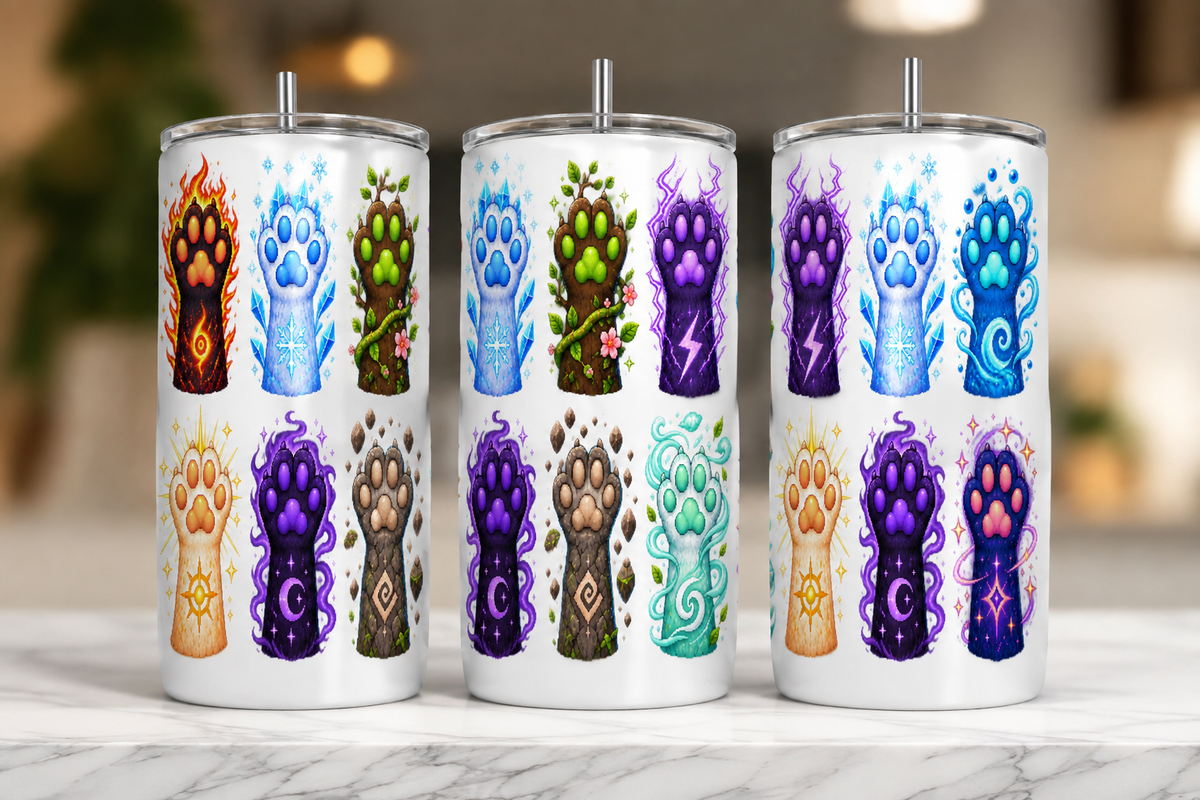 Elemental Paws Tumbler 20oz