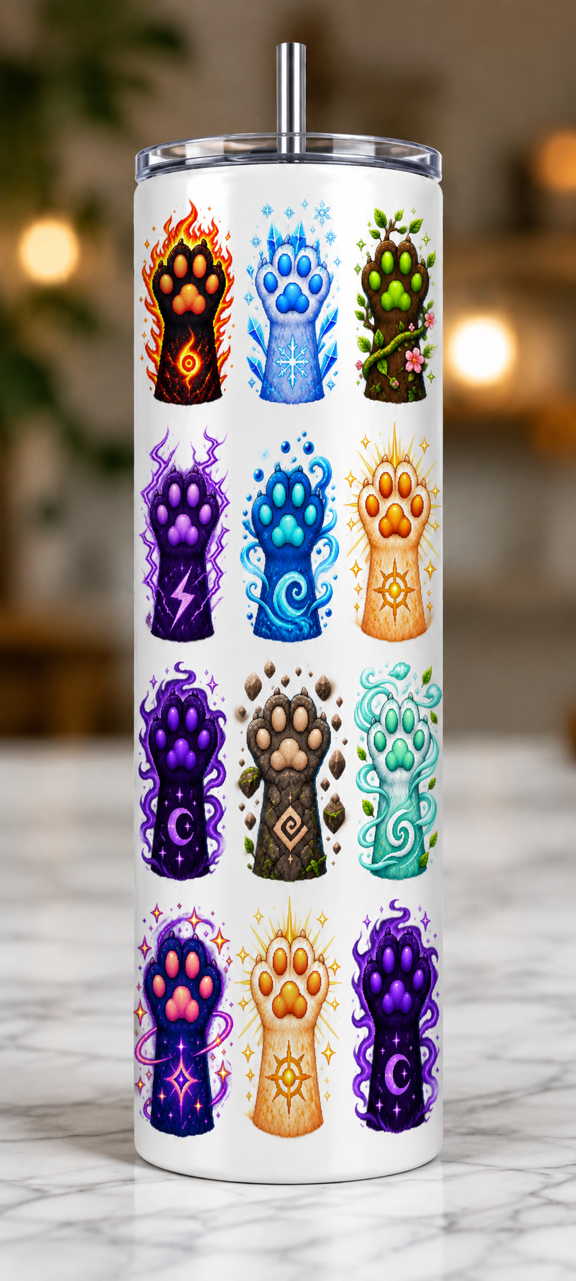 Elemental Paws Tumbler 20oz