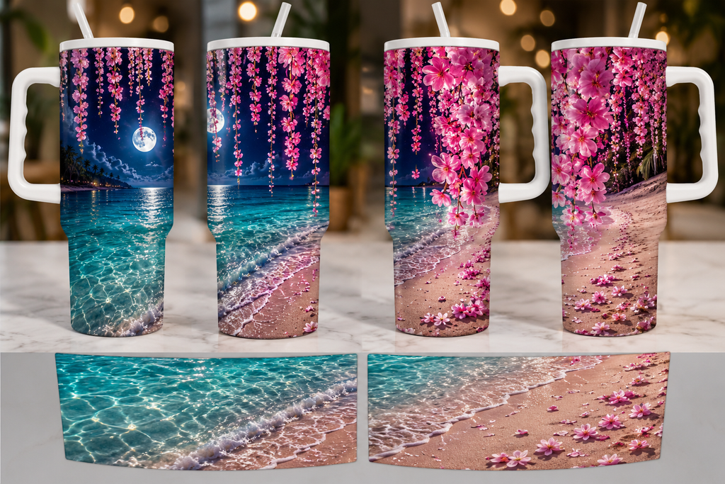 Pink Paradise 40oz Tumbler