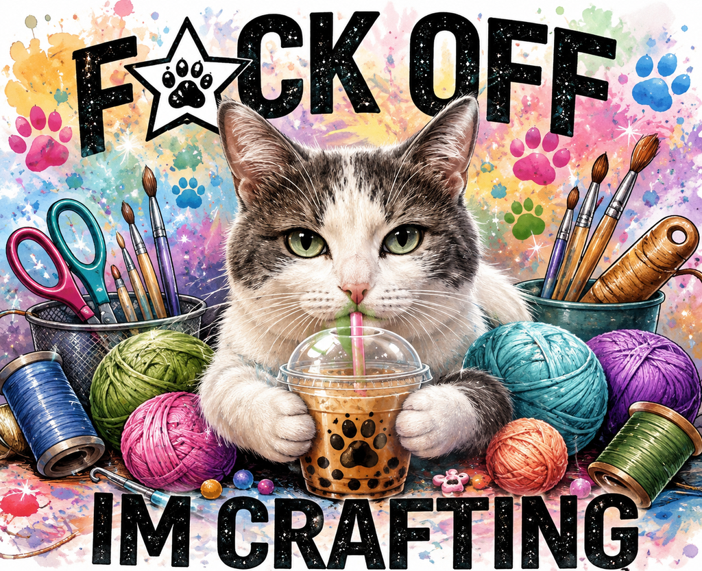 Cat Crafting 40ozTumbler
