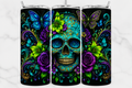 Sugar Skull Tumbler 20oz