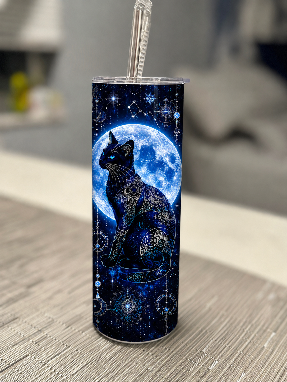 Black Cat Magic Tumbler 20oz