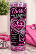 Nurses Bling Tumbler 20oz