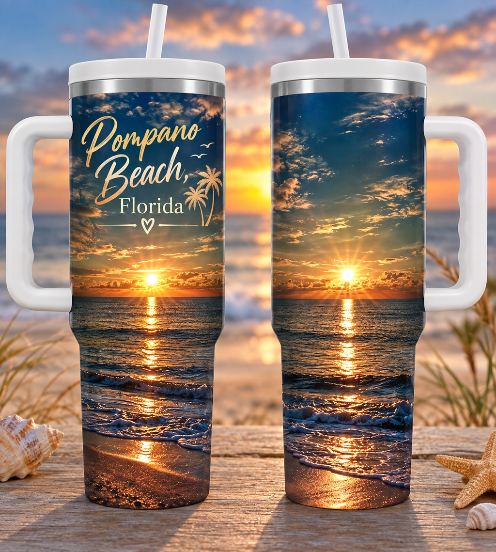 Pompano Beach collection Tumbler 40oz