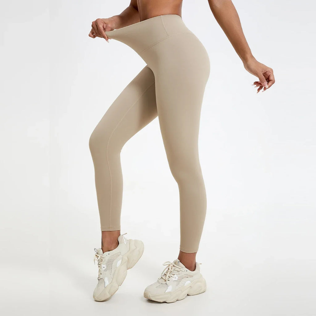 Hearuisavy Summer Ultra-Soft Fabrics High Waist Gym Quick-Dry Yoga Pants Running Workout Pants Push Up Sports Leggings Women