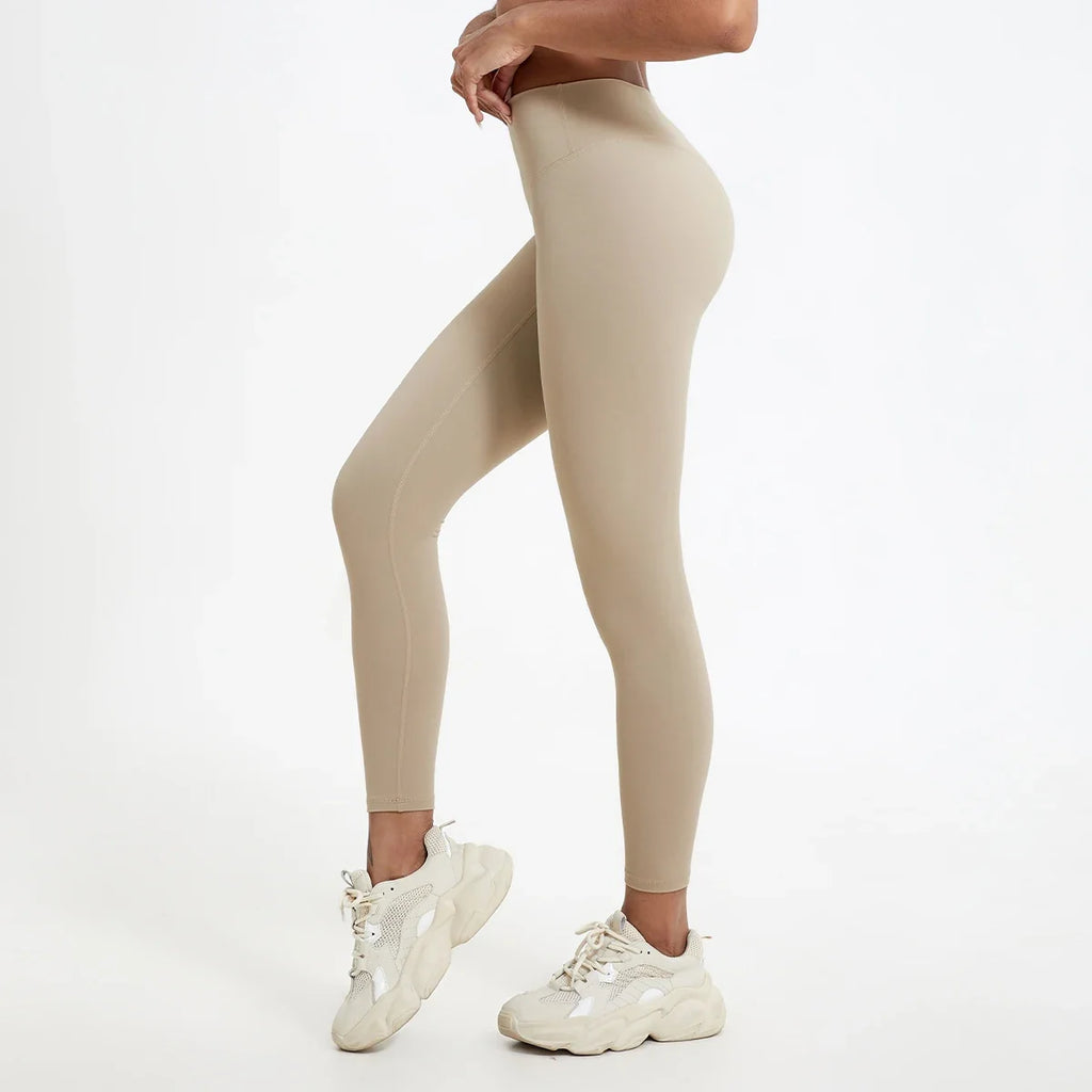 Hearuisavy Summer Ultra-Soft Fabrics High Waist Gym Quick-Dry Yoga Pants Running Workout Pants Push Up Sports Leggings Women