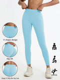 Hearuisavy Summer Ultra-Soft Fabrics High Waist Gym Quick-Dry Yoga Pants Running Workout Pants Push Up Sports Leggings Women
