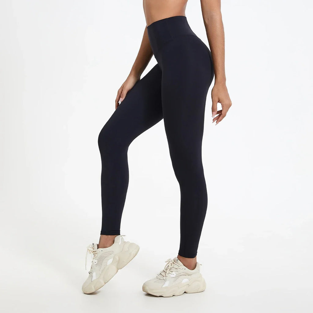Hearuisavy Summer Ultra-Soft Fabrics High Waist Gym Quick-Dry Yoga Pants Running Workout Pants Push Up Sports Leggings Women