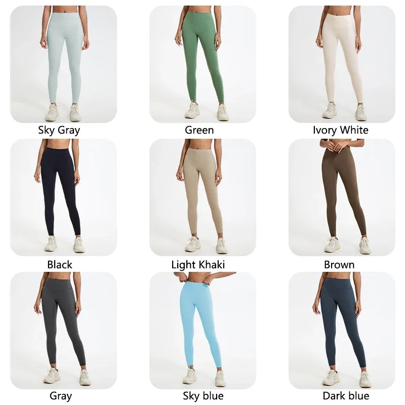 Hearuisavy Summer Ultra-Soft Fabrics High Waist Gym Quick-Dry Yoga Pants Running Workout Pants Push Up Sports Leggings Women