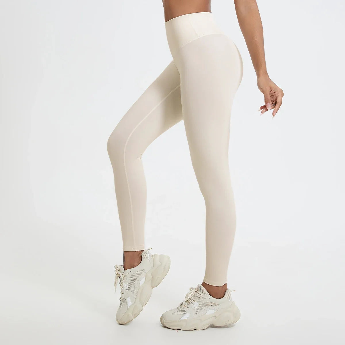 Hearuisavy Summer Ultra-Soft Fabrics High Waist Gym Quick-Dry Yoga Pants Running Workout Pants Push Up Sports Leggings Women