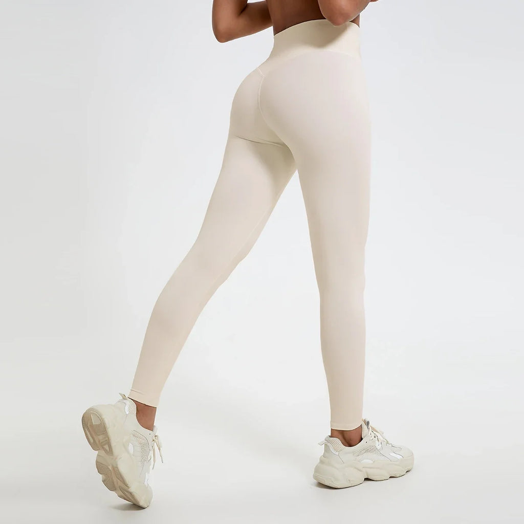 Hearuisavy Summer Ultra-Soft Fabrics High Waist Gym Quick-Dry Yoga Pants Running Workout Pants Push Up Sports Leggings Women
