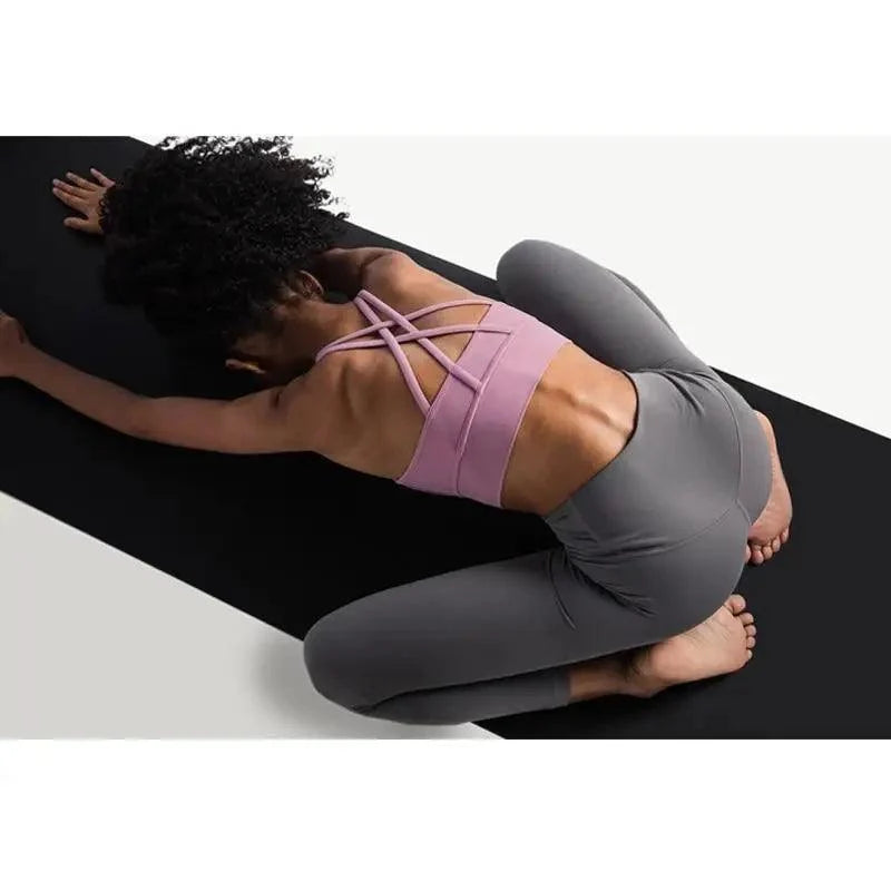 New High Quality Fabric Nylon Breathable Women Yoga Tops Bra Solid Color And Sports Wear Outdoor Exercise Clothes For Ladies